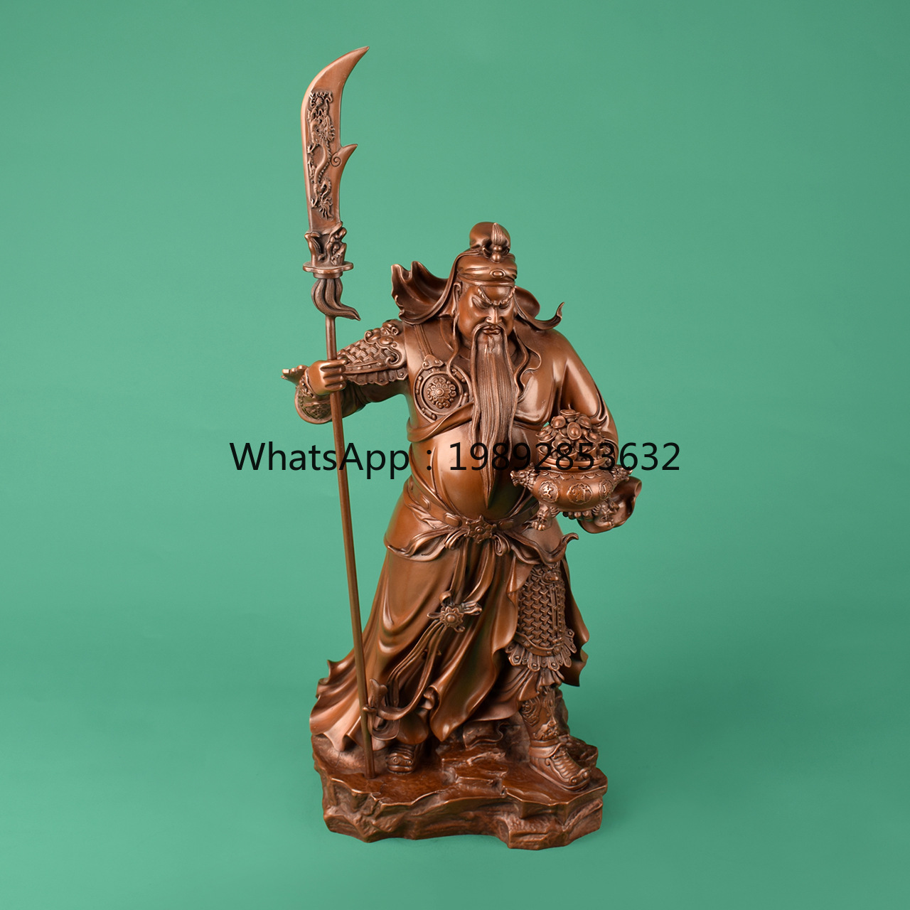 LYY Bronze Yuanbao Guan Gong F - Home Office Ye reseña y precio