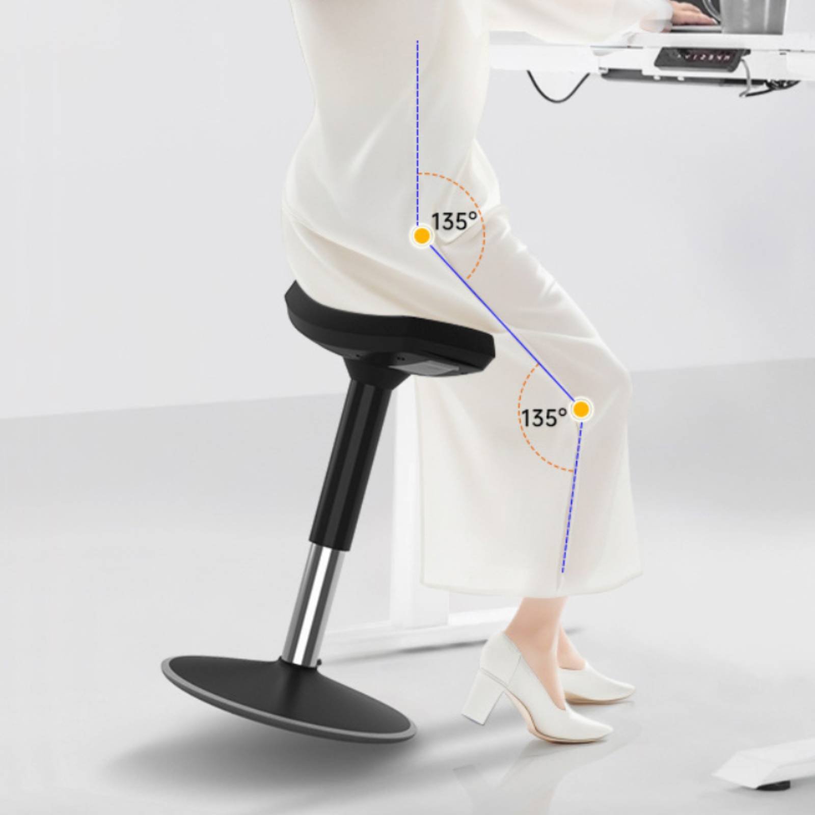 Saddle Stool Comfortable Long  - Home Office Chair reseña y precio