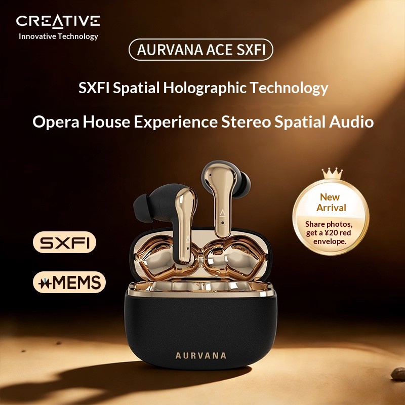 New Creative ACE SXFI TWS Earp - Noise Canceling Headphones reseña y precio